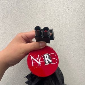 NARS LITTLE FETISHES Rita/Mona Audacious Lipstick Duo & Case Mini Size NIB